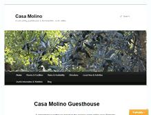 Tablet Screenshot of casa-molino.com